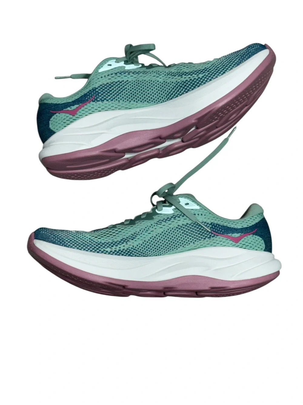 HOKA Rincon 4 Women’s Running Shoes Jadeite Alpine Blue Size 12B NWOB